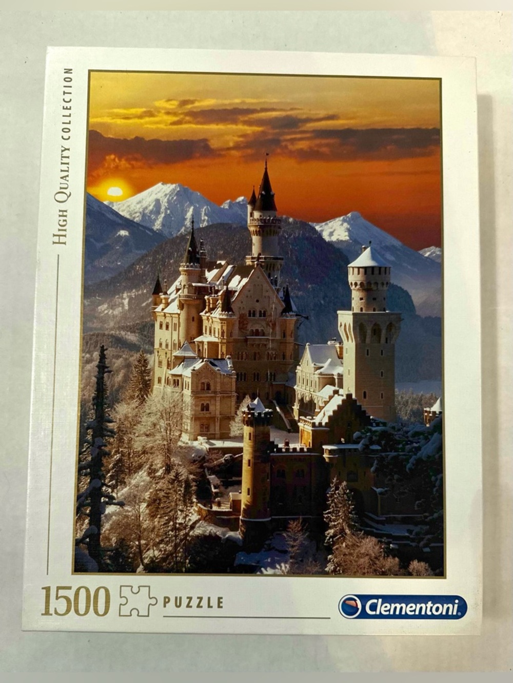 Clementoni Neuschwanstein Castle 1500 Piece Jigsaw Puzzle High Quality